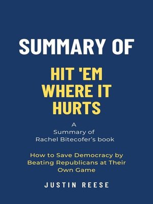 cover image of Summary of Hit 'Em Where It Hurts by Rachel Bitecofer